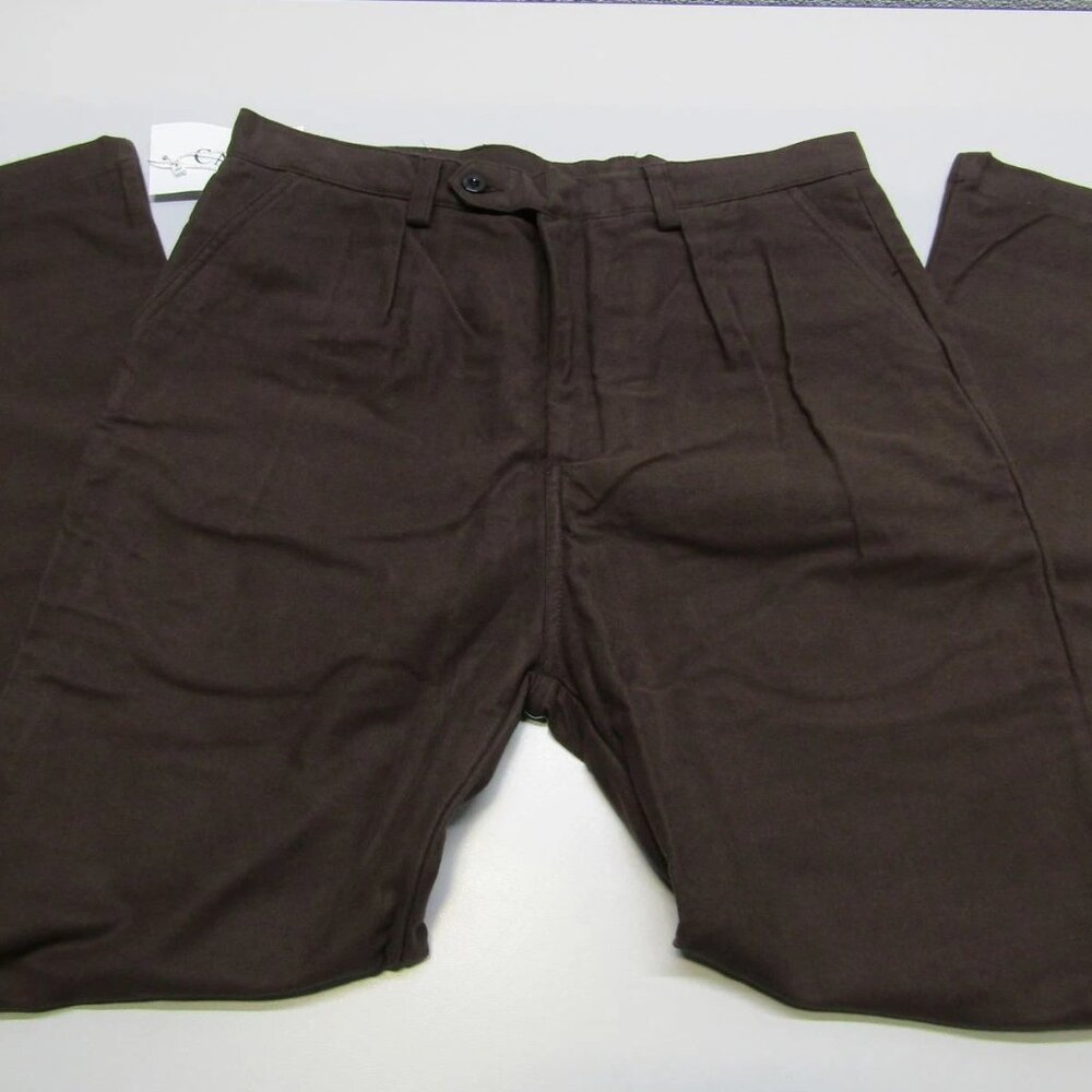 Camo Factory Men's Comanche Classic Trouser Brown Wood Size S | Velvet Cotton